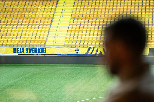 Borås Arena och Elfsborgs manager Jimmy Thelin