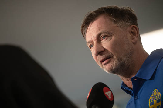Head coach Peter Gerhardsson of the Swedish women's