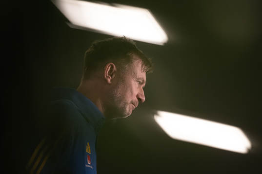 Head coach Peter Gerhardsson of the Swedish women's