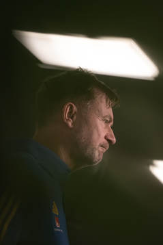Head coach Peter Gerhardsson of the Swedish women's