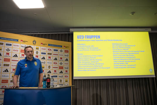Martin Qvarmans Möller, U23 coach of the Sweden's women's