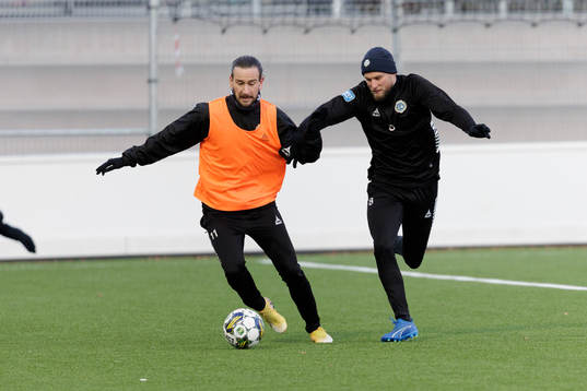 Utsiktens Edin Hamidovic och Alexander Faltsetas