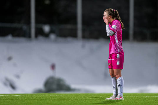 Naina Maria Inauen of TIL 2020 looks dejected