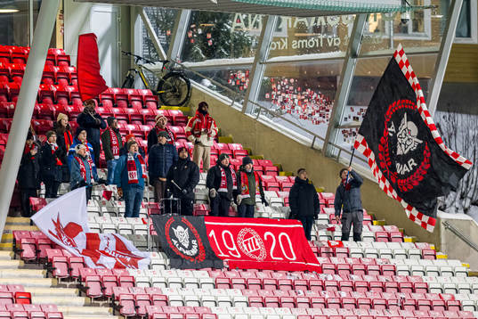Spectators in the stands