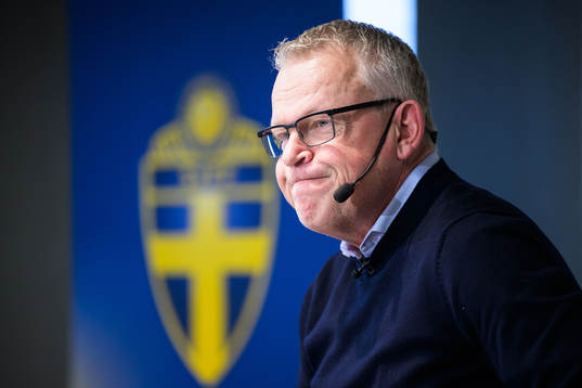Sveriges förbundskapten Janne Andersson
