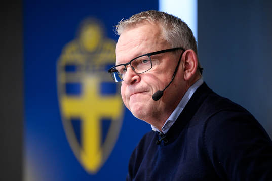 Sveriges förbundskapten Janne Andersson