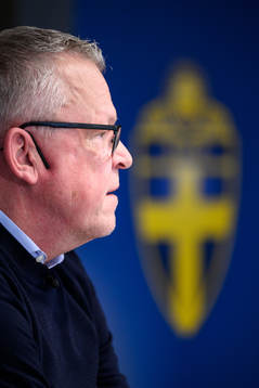 Sveriges förbundskapten Janne Andersson