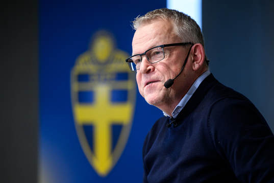 Sveriges förbundskapten Janne Andersson