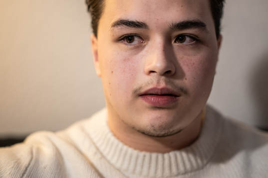 Frölunda J20s Rasmus Odelhög i hemmet