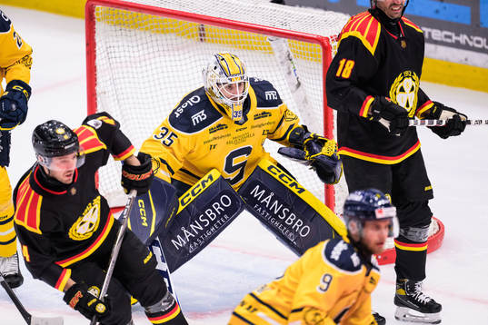 Södertälje SKs målvakt Tomas Sholl