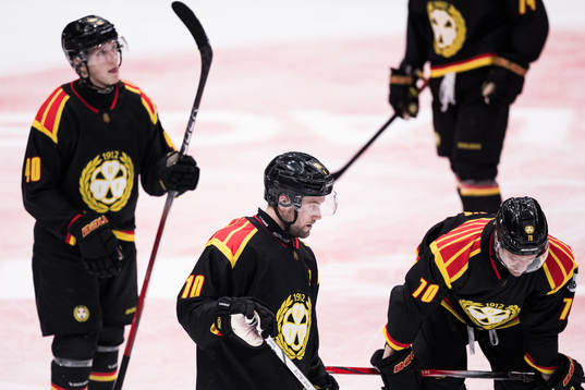 Brynäs IFs Johan Larsson deppar