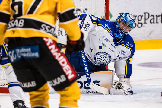 Leksands IFs målvakt Filip Larsson