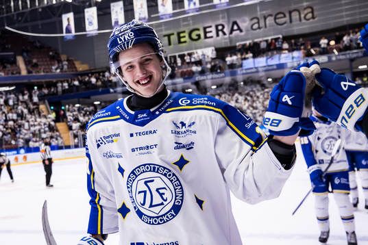 Leksands Anton Johansson jubel