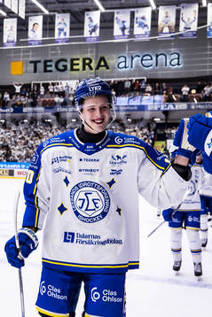 Leksands Anton Johansson jubel