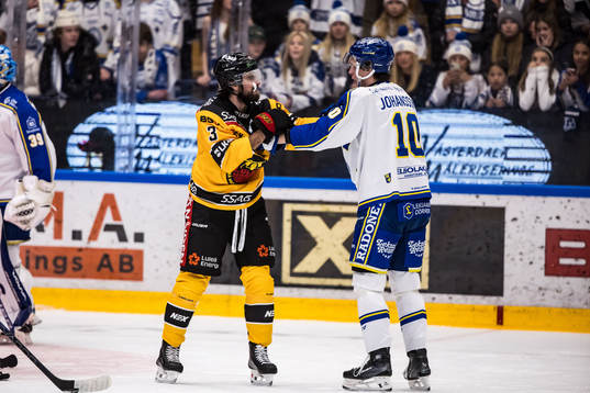 Luleå Hockeys Frederic Allard och Leksands IFs Anton