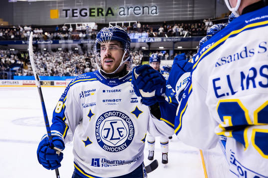 Leksands IFs Matt Caito jublar