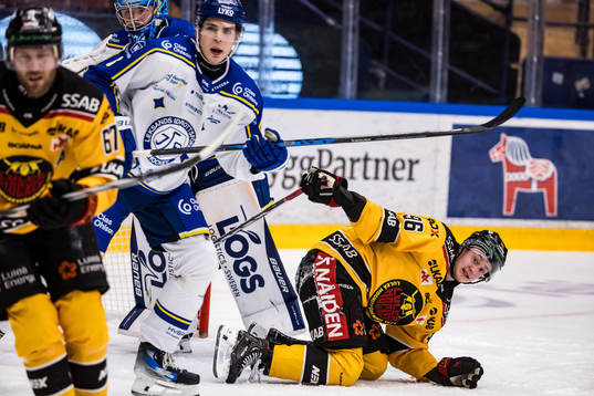 Luleå Hockeys målvakt Joel Lassinantti och Leksands IFs