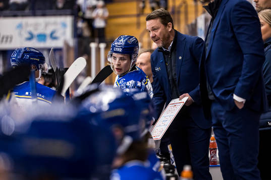 Leksands tränare Charles Berglund
