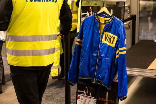 Jacka innan ishockeymatchen i SHL mellan Leksand och Luleå