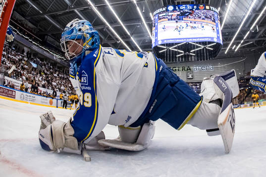 Leksands målvakt Filip Larsson