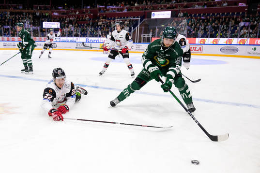 Malmö Redhawks Janne Kuokkanen och Färjestads Marcus