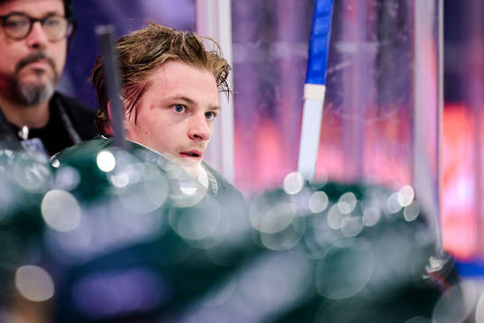 Färjestads målvakt Carl Lindbom