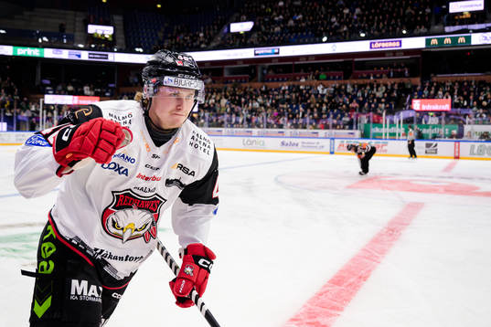Malmö Redhawks Lauri Pajuniemi jublar