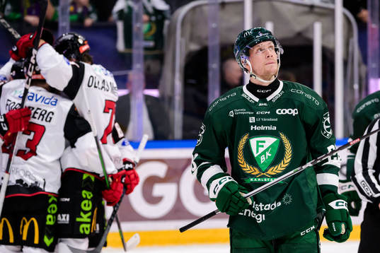 Färjestads Mattias Göransson deppar