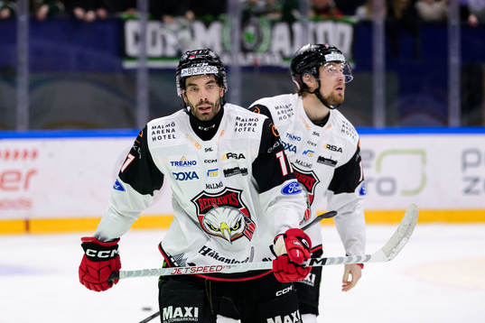 Under ishockeymatchen i SHL mellan Färjestad och Malmö