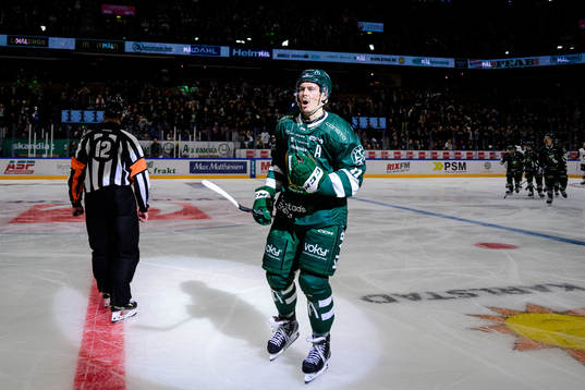 Färjestads Joakim Nygård jublar