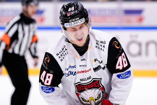Malmö Redhawks Lauri Pajuniemi deppar