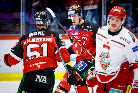 Örebros Emil Larsson gör 3-3