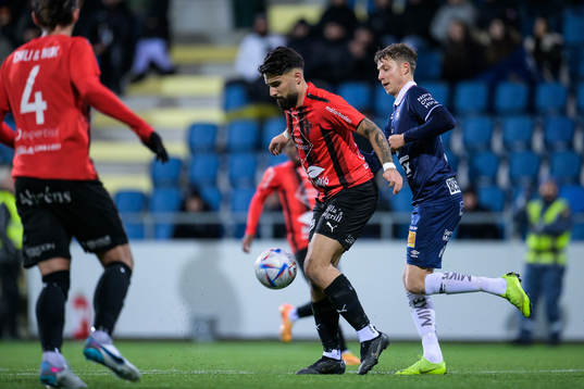 Nordic Uniteds Jonathan Gursac och Örgrytes Viktor Lundberg
