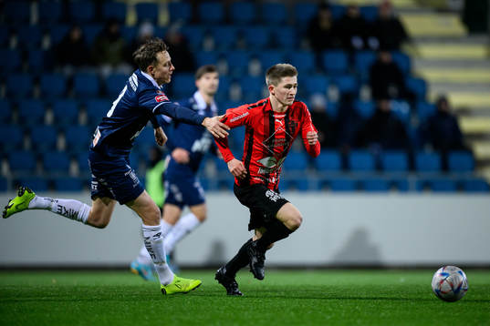 Örgrytes Viktor Lundberg och Nordic Uniteds Benjamin
