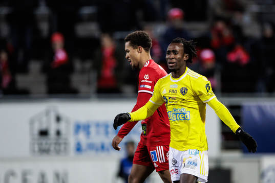 Falkenbergs Godwin Aguda jublar
