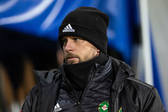 Skövde AIKs tränare Tobias Linderoth