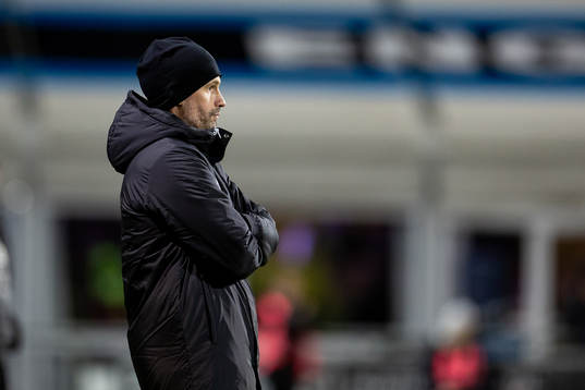 Falkenbergs tränare Christoffer Andersson