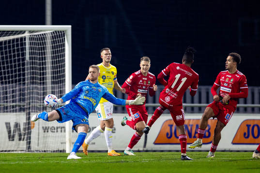 Falkenbergs målvakt Tim Erlandsson