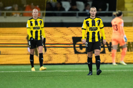 Marika Bergman Lundin of Häcken looks dejected
