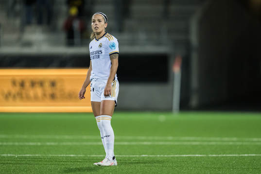Zornoza of Real Madrid looks dejected