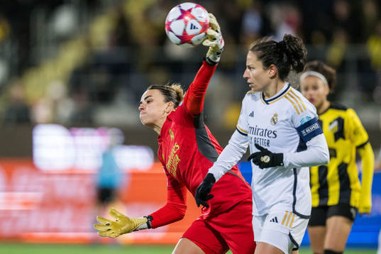 Goalkeeper Misa and Ivana of Real Madrid