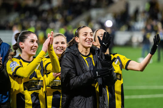 Clarissa Larisey, Katariina Kosola and Rusul Rosa Kafaji of