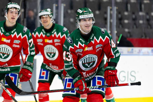Frölundas Tom Nilsson jublar