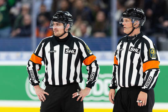 Domare David Laksola och domare Mikael Nord