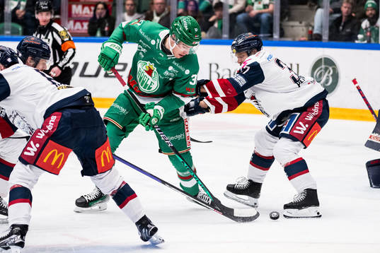 Rögles Albin Sundsvik och Linköpings Jesper Pettersson