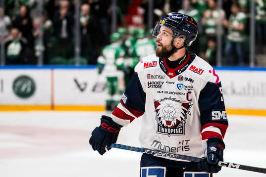 Linköpings Oscar Fantenberg deppar