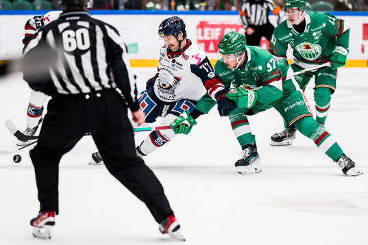 Linköpings Taylor Leier och Rögles Albin Sundsvik