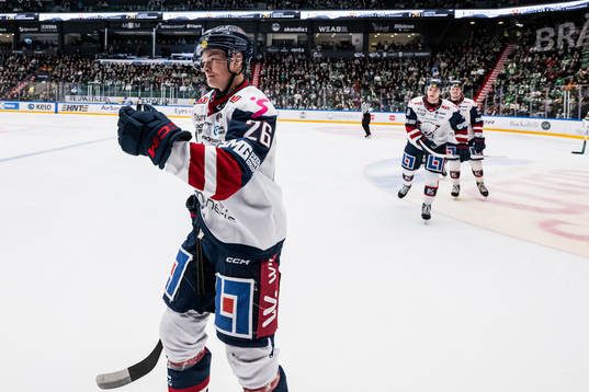 Linköpings Fabian Wagner jublar