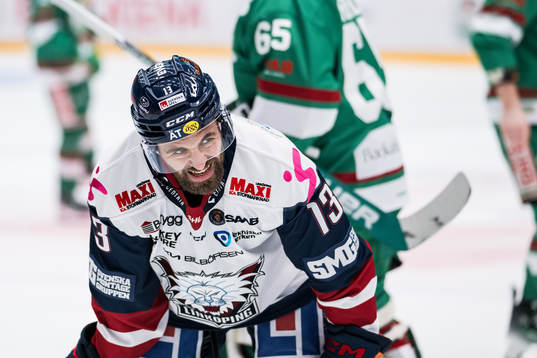 Linköpings Anthony Greco deppar