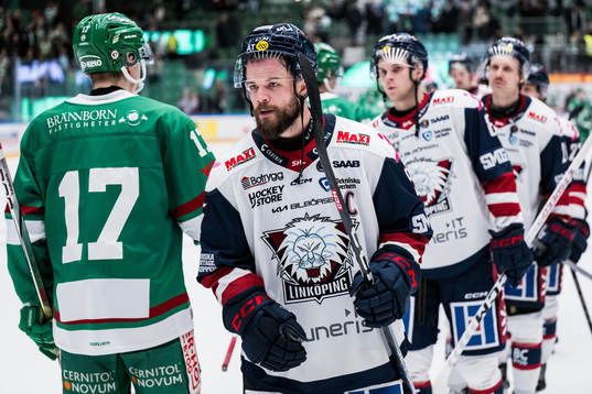 Linköpings Oscar Fantenberg deppar